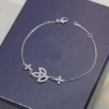 100%925 sterling silver Fashion brand Luxury Jewelry Ladies Shiny Cherry blossom - £31.39 GBP