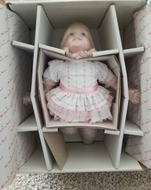 Danbury Mint Kimberly Porcelain 1991 Doll by Judy Belle With Mirror  New In Box - $38.61