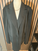 Kasper black blazer jacket size 18 with light stretch work blazer - $27.72