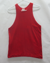 VTG 80s 90s Nike Gray Tag Red Deep Cut Gym Workout Tank Top Sleeveless Shirt M - £30.42 GBP