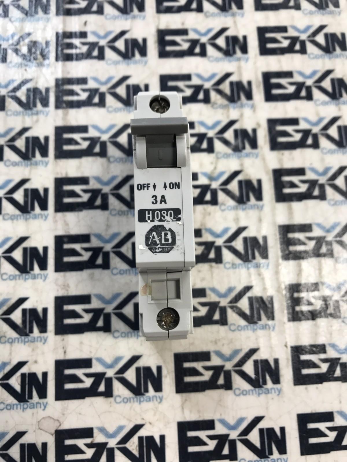 Allen Bradley 1492-CB1H030​ Circuit Breaker 1 Pole 3 Amp 277 VAC - $20.00