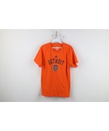 Y2K Adidas Boys Large Spell Out Detroit Tigers Baseball Jersey Knit T-Shirt - $459.50 MXN
