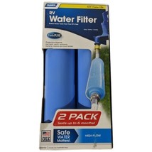 Camco TastePURE RV/Marine Water Filter 2 Pack #40045 KDF Carbon New Open Box - £36.12 GBP