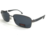 Carrera Sunglasses 8037/S R80IR Gunmetal Gray Black Frames with black Le... - $93.61
