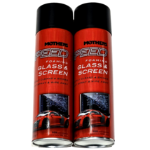 2 Pack Mother&#39;s Speed Foaming Glass &amp; Screen Cleans Shines 19oz. - £20.07 GBP