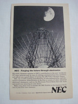 1964 World&#39;s Fair Ad NEC 98-FT. Diameter Antenna - £6.29 GBP