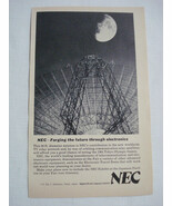 1964 World&#39;s Fair Ad NEC 98-FT. Diameter Antenna - $10.96 CAD