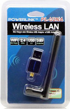 Premiertek PL-U2N PowerLink Nano N 150Mbps Wireless-N USB 2.0 Mini Adapter Black - £11.86 GBP