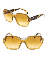 PRADA HIDE PR15TS Orange Havana Translucent Gradient Shield Sunglasses 15T - £132.54 GBP