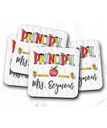 Personalized School Principal Gift, Principal Coasters, Teacher Apprecia... - £3.92 GBP