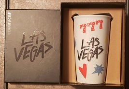 *Starbucks 2018 Las Vegas Nevada Local Collection Ceramic Tumbler NEW IN BOX - £36.17 GBP