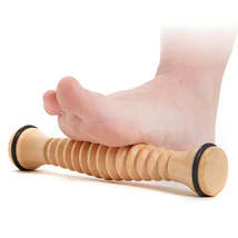 Wooden Foot Massage Roller - Deep Tissue Relief - £7.19 GBP+