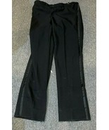 ADJUSTABLE UNHEMMED CUSTOMIZABLE TUXED0 PANTS BLACK WAIST 32 33 34 35 36... - $53.61 CAD