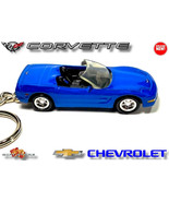  RARE KEYCHAIN 97~98~05 BLUE CHEVY CORVETTE C5 CONVERTIBLE NICE GIFT - $55.98