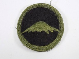 Vintage U.S MILITARY SEW ON PATCH Snow Covered MOUNTAIN PEAK  - £2.17 GBP