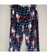 Cozy Blue and Red Pajama Bottoms with Holiday Snowman 2X - $7.84