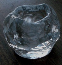 Nice Lead Crystal Votive Candle Holder, Austria, Very Good Condition - £15.45 GBP