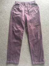 Vintage Gitano Jeans Dyed Pinkish Brown Womens 14 MOM 1990s Denim High Waist - £18.68 GBP