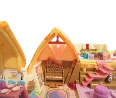 Snow White Seven Dwarfs Disney 1995 Polly Pocket Bluebird LIGHTS WORK COMPLETE  Item image 7