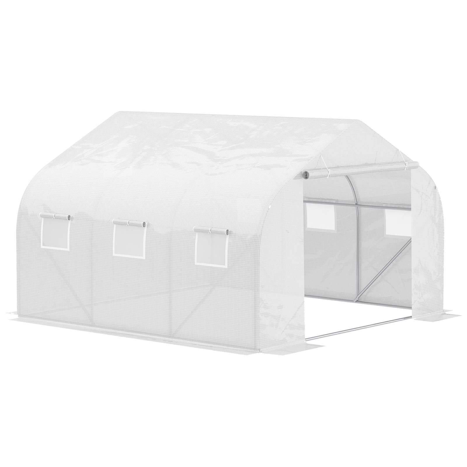 11.5&#39; Walk-in Greenhouse: Heavy Duty Steel Frame - $181.99