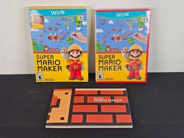 Super Mario Maker Deluxe Edition (Wii U, 2015) Complete CIB w/Book SEALED GAME - £19.42 GBP