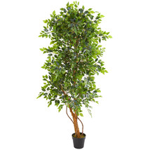 6 Elegant Ficus Artificial Tree - £179.39 GBP