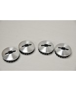 4x GM OEM 2014-2024 Silverado Tahoe Suburban 83mm Brushed Alum Wheel Cen... - $743.95 MXN