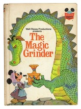 VINTAGE 1975 Disney The Magic Grinder Hardcover Book  - £11.86 GBP