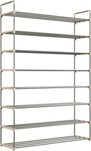 Shoe Rack By Home-Complete With 8 Shelves And 8 Tiers For 48 Pairs, And ... - £38.40 GBP