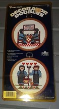 VOGART Decorator Doubles Counted Cross Stitch AMISH Happiness 4&#39; Round w... - $151.93 MXN