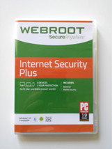 Webroot SecureAnywhere Internet Security Plus - 3 Devices-1 Year - Sealed Retail - $25.00