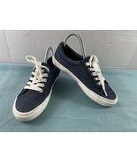 Lauren Ralph Lauren Sneakers Women 6B Jolie Shoes Blue Denim Casual Trai... - €21,32 EUR