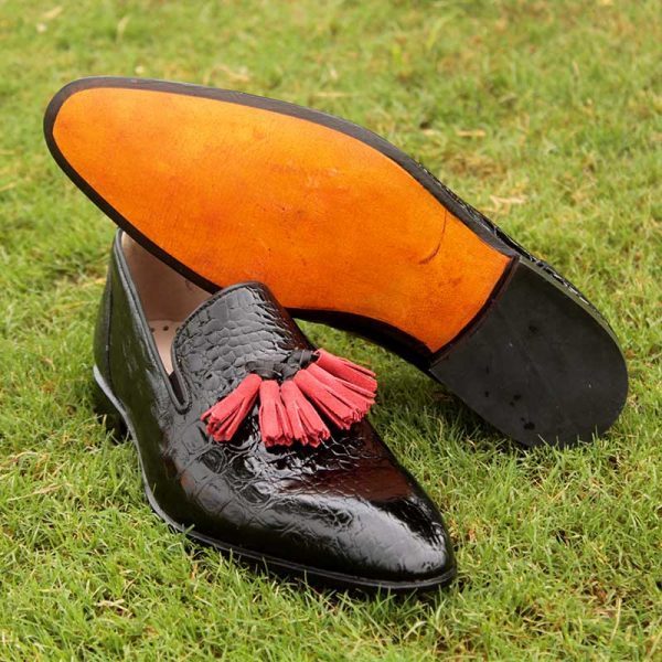 New Handmade Men's Designer leather loafers, men's loafers, New men leather loaf