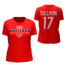 Andi Sullivan US Soccer Team FIFA World Cup Women&#39;s Red T-Shirt - $29.99+