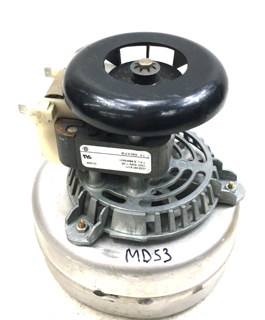 Jakel J238-087-8171 Draft Inducer Motor 88K8401 120V 3000 RPM used #MD53 - $44.88