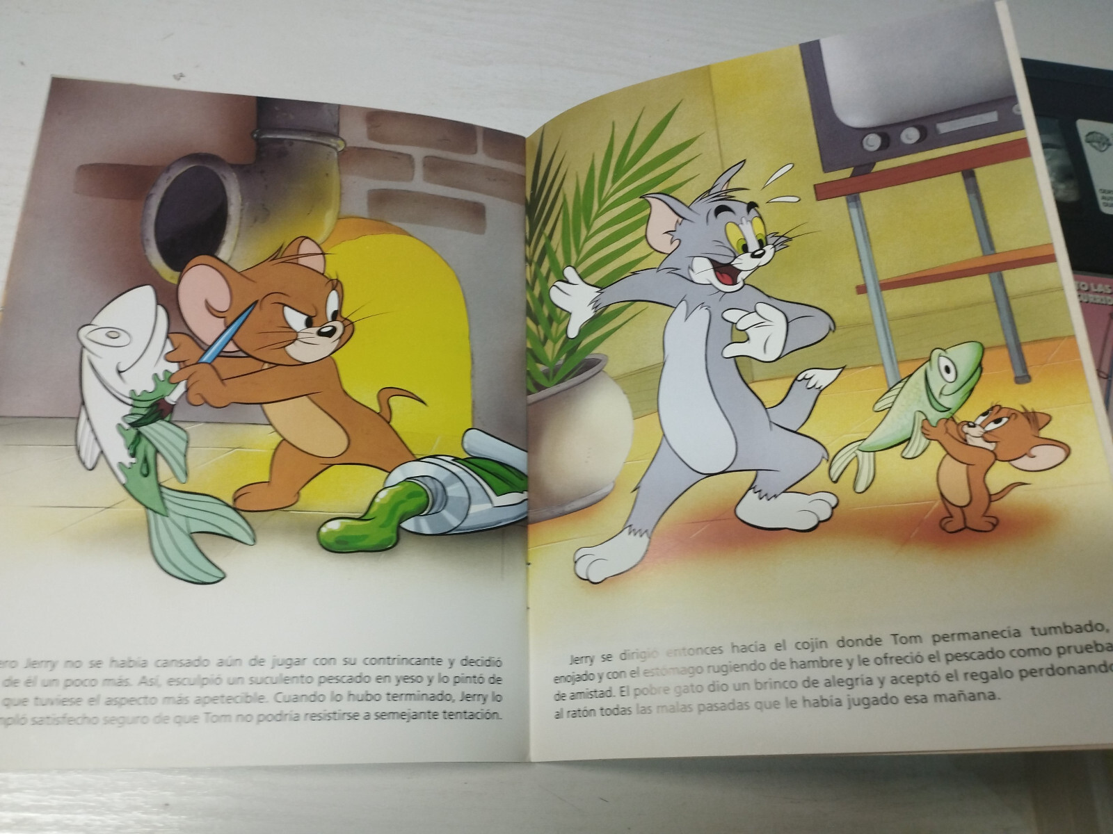 Tom & Jerry Le Mejor De Jerry Warner 1997 LOONEY TUNES - VHS + Comic Espagnol Item image 4