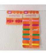 Vintage Tip - Top Little Miss Plastic Barrettes Multicolor - Original Pa... - $49.40