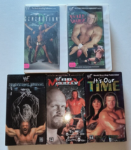 WWF 5 VHS Lot Triple H - No Mercy Backlash Fully Loaded Its Our Time - W... - £39.30 GBP