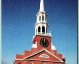 First Parish Church Dover New Hampshire NH UNP Unused Chrome Postcard I6 - £2.09 GBP