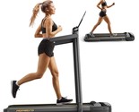 3.0Hp Foldable Compact Treadmill,2 In 1 Walking Pad &amp; Jogging Machine Fo... - $701.99