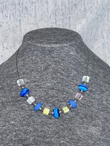 3 Beaded Adjustable Silver Necklaces - $44.55