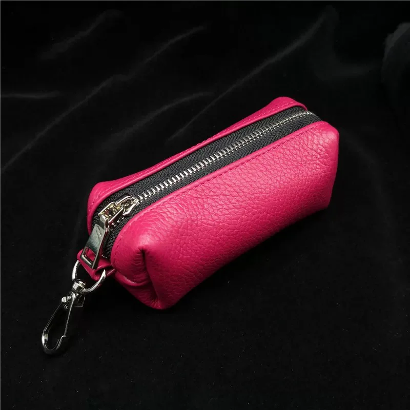 New leather butler holder car keychain key holder bag with large capacity intern - £47.39 GBP