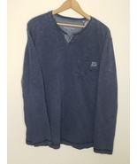 Tommy Bahama Mens Size LARGE Antonio Abaco Henley Long Sleeve Crew Neck ... - $34.23 CAD