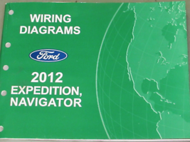 2012 FORD EXPEDITION NAVIGATOR Electrical Wiring Diagram Service Shop Ma... - $11.99