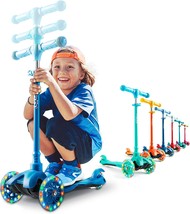 Kicksy Kids Scooter for Kids Ages 3-12. Light &amp; Sturdy 3 Wheel, Slip Deck Cruise - £72.73 GBP
