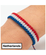 Netherlands flag, Gift for Men, Friendship Bracelet, Waterproof, Adjusta... - $17.82+