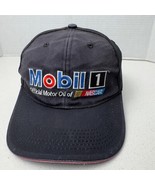 Mobil 1 NASCAR Hat Official Motor Oil Racing Cap Pegasus Logo Black - $14.99