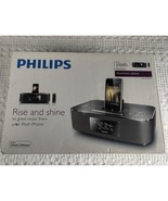 Philips DC290B/37 Grey Electronic/Alarm Clock/Docking System SKU 2792 - $17.54