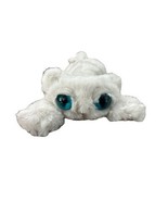 Manhattan Toy Snow Lavish White Grey Lanky Cat Blue Eyes Soft Plush Toy ... - $634.51 MXN