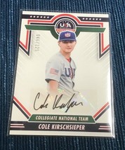 Cole Kirschsieper 2022 Panini Stars &amp; Stripes USA CNTS-CK Autograph Auto... - $5.00